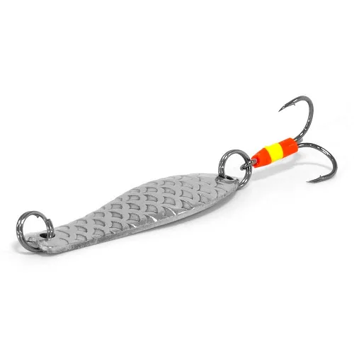 Блесна колеблющаяся Profilux Профессор 8гр цв. 04 серебро чешуя (5 шт в упак.)