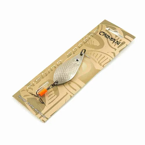 Блесна колеблющаяся Caiman Atom 10гр 5см цвет CN01 (5шт в упак.)