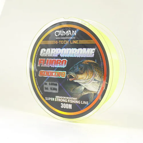 Леска Caiman Carpodrome Fluoro yellow 300м 0,405мм 