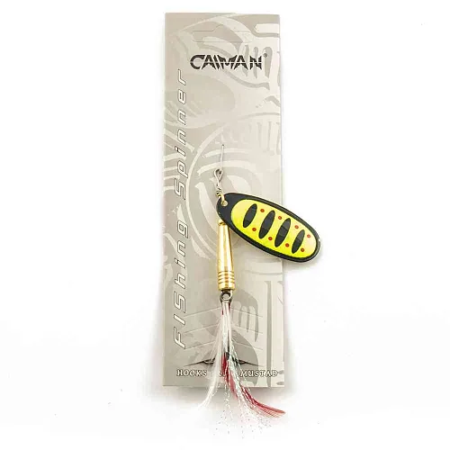 Блесна вращающаяся Caiman Pike killer classic 12гр #5 цвет CA21 (5шт в упак.)