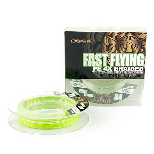 Шнур Caiman Fast flying 4PE 0,23 мм 150 м Green 215531