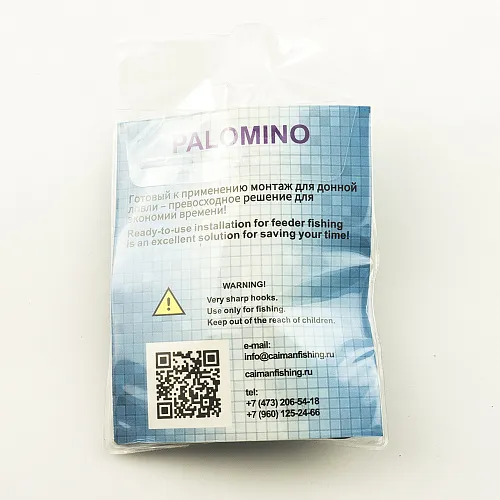 Монтаж Palomino PL6131-C с флэт кормушкой отвод вертолет 2 крючка 40g