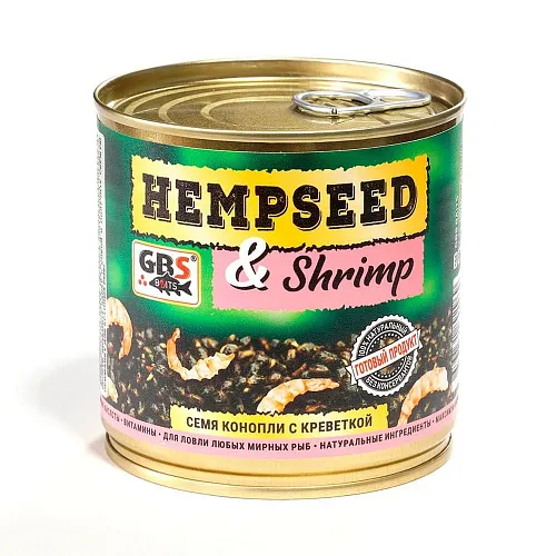 Семя конопли GBS натуральное с креветкой ж/б 425мл