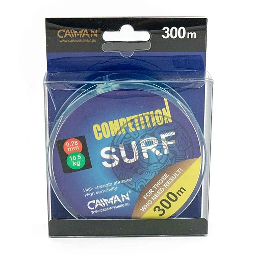 Леска Caiman Competition Surf 300 м 0,28мм синяя 