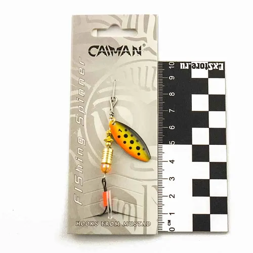 Блесна вращающаяся Caiman Longy classic 6гр #1 цвет CA05 (5шт в упак.)