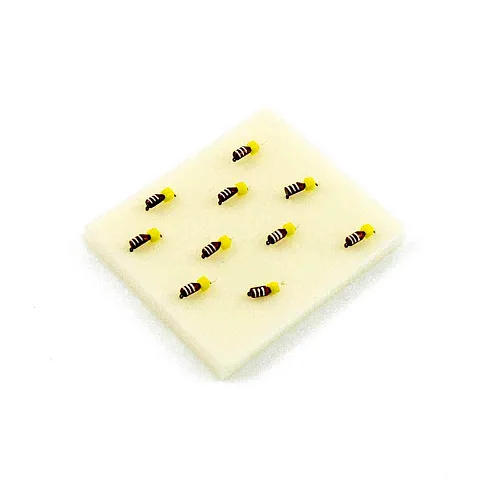 Мормышка вольфрамовая Мастив Микроб 2,5 вишневый, кубик 0,4гр (сырный)