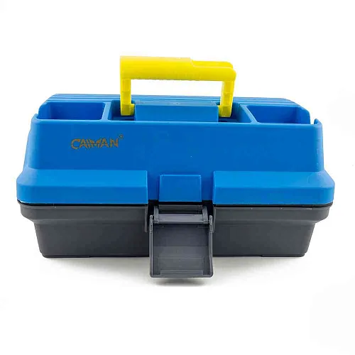 Ящик Caiman голубая крышка ZY-058 32x19x15cm