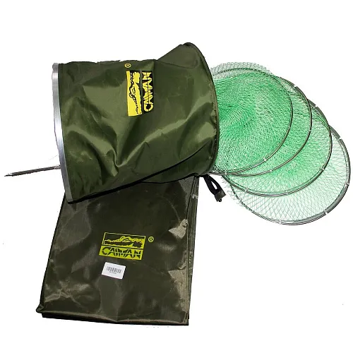 Садок Caiman круглый капрон мет.кол d40 2,5 м 179756