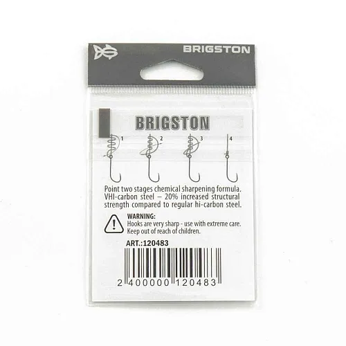 Крючок Brigston Sode Red №3 ( уп. 9 шт.)