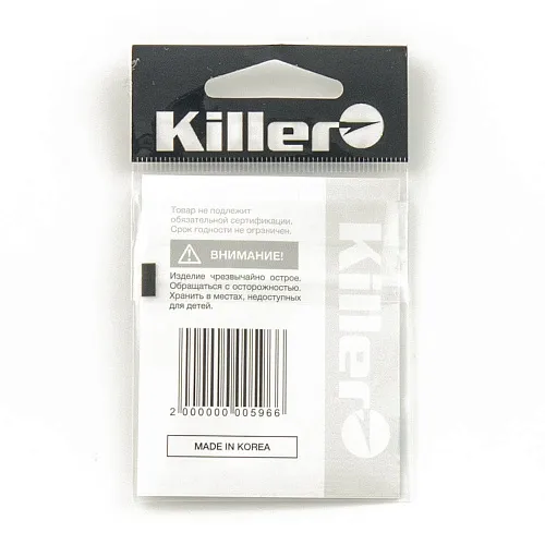 Крючок офсетный Killer Wide range worm № 1/0