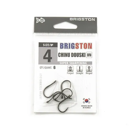 Крючок Brigston Chinu Douski BN № 4 ( уп. 6 шт.)