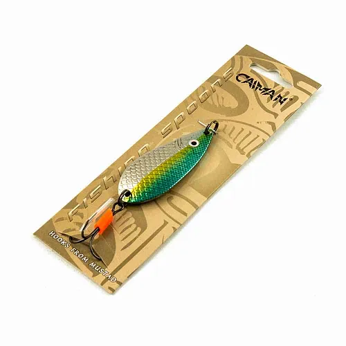 Блесна колеблющаяся Caiman Greedy 18гр 6,3см цвет CN12 (5шт в упак.)