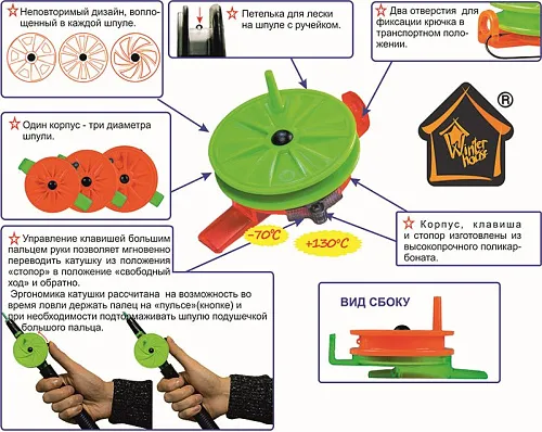 Катушка ПМ проводочная Горизонт Зима WHZ - Н 56 (ЧЗ) (12 шт.)