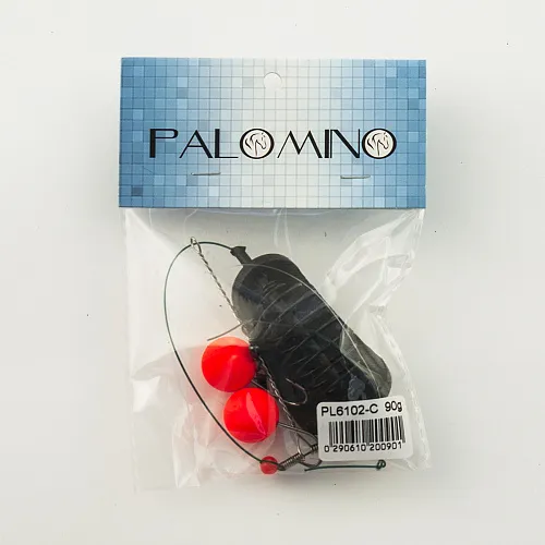 Монтаж кормушка "лыжа" Palomino PL6102-C - 90g 2 плавающих крючка (10 шт в упак)