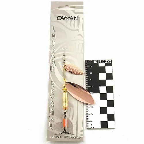 Блесна вращающаяся Caiman Longy Tandem 10гр #3 цвет CA01 (5шт в упак.)