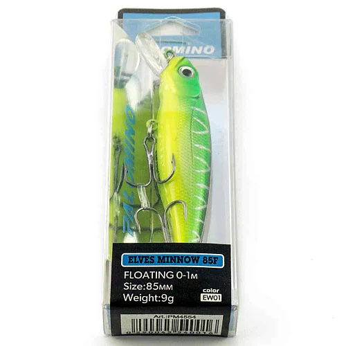 Воблер Palomino Elves minnow 85F 9гр 0-1м цвет 1