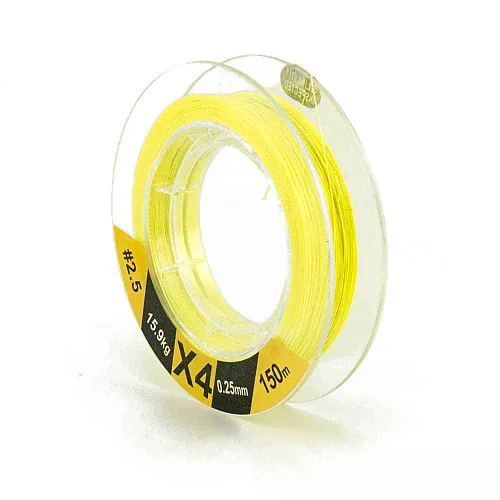 Шнур Caiman Force Line 150м 0,25мм #2.5 жёлтый