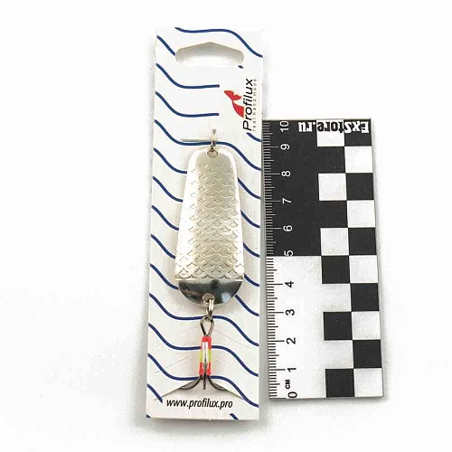 Блесна колеблющаяся Profilux Шторлинг БТ 19гр цв. 04 серебро чешуя (5 шт в упак.)