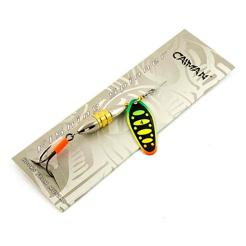 Блесна вращающаяся Caiman Wing standart 18гр #4 цвет CA20 (5шт в упак.)