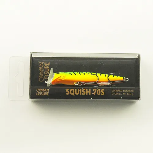 Воблер Caiman Squish 70S 13g sinking цвет СA01