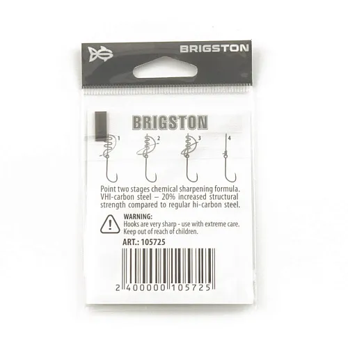 Крючок Brigston Maruseigo - 1 BH BN №12 ( уп. 7 шт.)