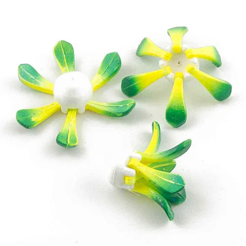Поплавок зимний Proliv "Ромашка" 6 лепестков 1,4 гр (желто-зеленый) отгрузка 2-2,5 гр (3 шт. в упак)