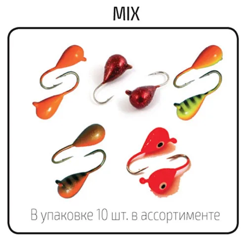 Мормышка вольфрамовая Spider капля с ушком 5,0 мм 1,90 гр Cu