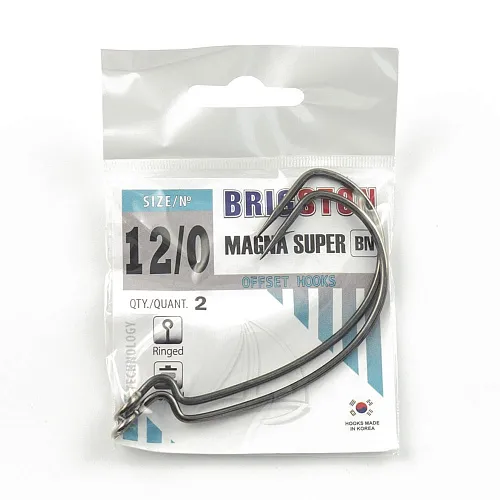 Крючок офсетный Brigston Magna Super №12/0 ( уп. 2 шт.)