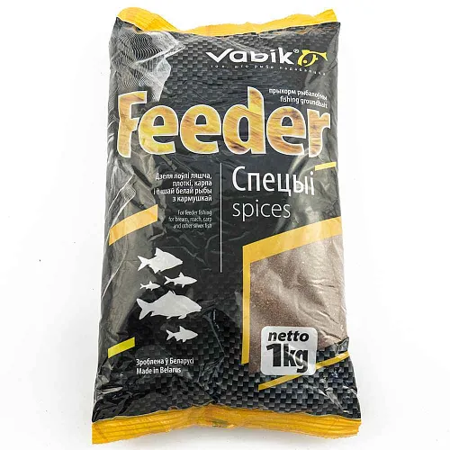 Прикормка Vabik Feeder 1 кг (в упак. 10 шт.) Специи