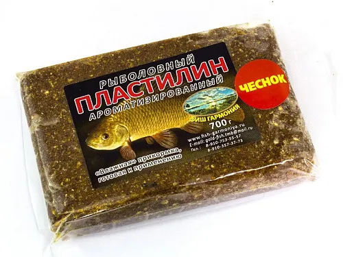 Пластилин рыболовный (14шт. в упак.) чеснок