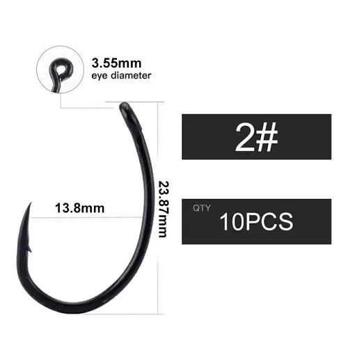 Крючок Carpking Yn hook №2 ( уп. 10шт.)