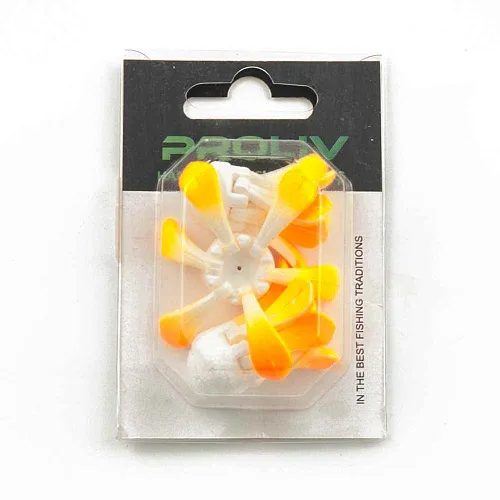 Поплавок зимний Proliv "Ромашка" 6 лепестков 1,4 гр (оранжевый) отгрузка 2-2,5 гр (3 шт. в упак)