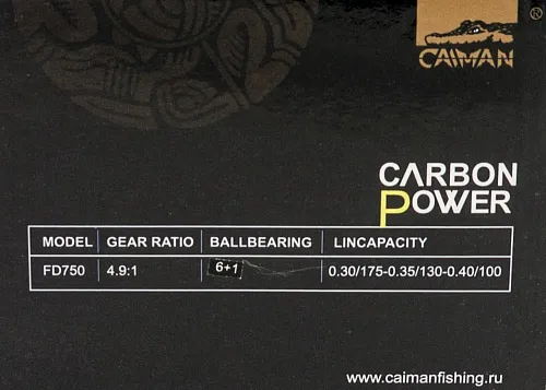 Катушка Caiman Carbon Power FD750 