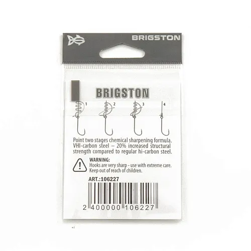 Крючок Brigston AJi Red № 3 ( уп. 9 шт.)
