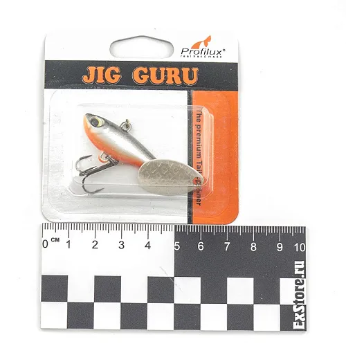 Джиг-блесна Profilux Тэйл-Спиннер 21гр цв. 302 (Серебро-черноспинка)