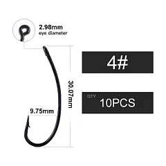 Крючок Carpking Turndown №4 ( уп. 10шт.)