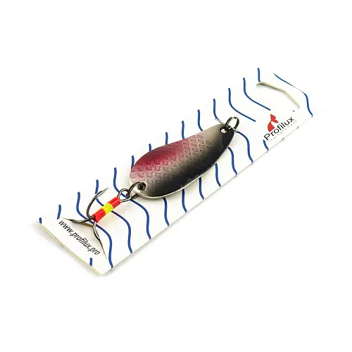 Блесна колеблющаяся Profilux Байкал 14гр цв. 07 черноспинка чешуя (5 шт в упак.)