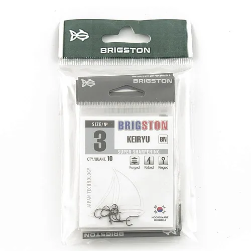 Крючок Brigston Keiryu BN № 3 ( уп. 10 шт.)