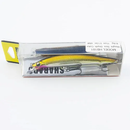 Воблер Sharado 8,6g 110mm 0-2,5m HB-181 color 09