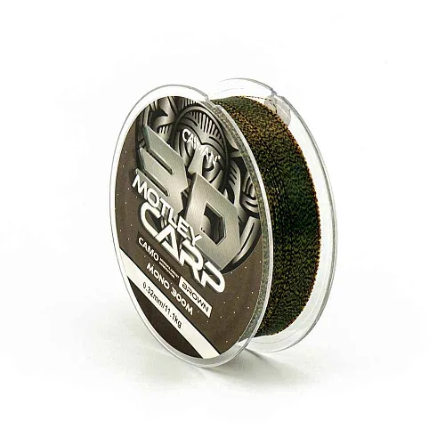 Леска Caiman Motley Carp 300м 3D Camo Brown 0,32 мм (6шт в упак)