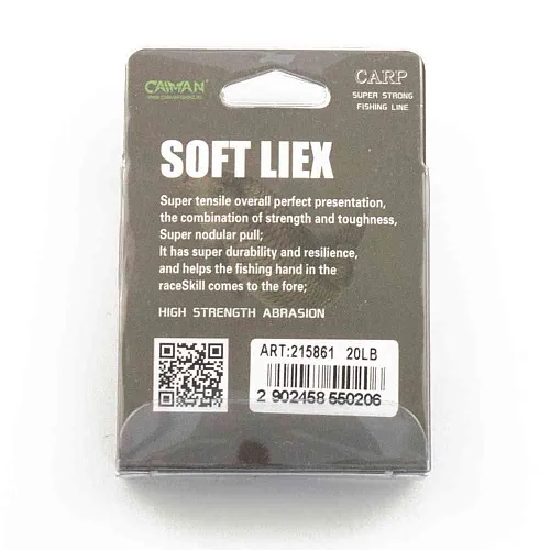 Поводочный материал без оплетки Caiman Soft Flex Camo Grey 10m 20lbs 215861