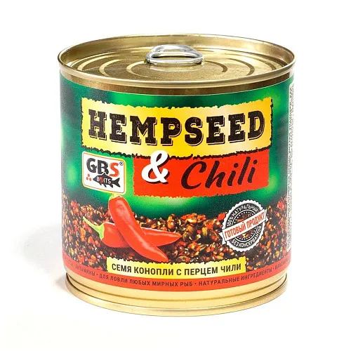 Семя конопли GBS натуральное с перцем чили ж/б 425мл