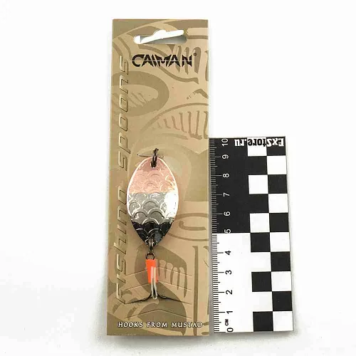 Блесна колеблющаяся Caiman Karas 13гр 4,7см цвет CN35 (5шт в упак.)