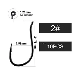 Крючок Carpking Wide gade №2 ( уп. 10шт.)