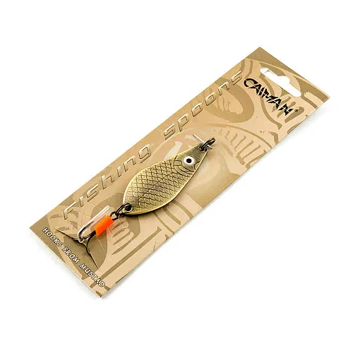 Блесна колеблющаяся Caiman Atom 10гр 5см цвет CN04 (5шт в упак.)