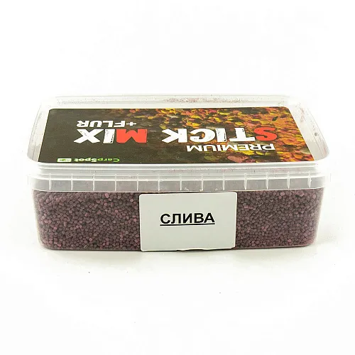 Пеллетс CarpSpot Premium Stick Mix 2 мм 500 г(фиолетовый) Слива