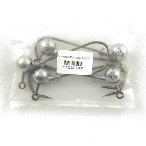 Джиг головка IVVA крючок 10/0 26гр 120 градусов (10 шт. в упак.)