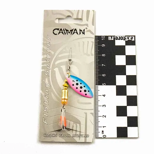 Блесна вращающаяся Caiman Longy classic 6гр #1 цвет CA08 (5шт в упак.)