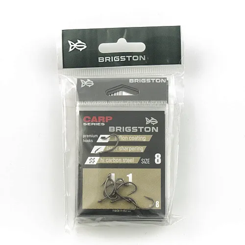 Крючок Brigston L-1Teflon № 8 ( уп. 6 шт.)