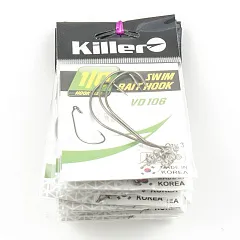 Крючок офсетный Killer Swim bait hook № 1/0